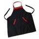 thumbnail image 1 of Delantal de cocina para hornear, delantal de cocina, restaurante para mujeres y hombres, delantal sin mangas Negro Zulema Delantal de chef de cocina, 1 of 8