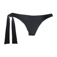 thumbnail image 2 of Tavik Goldie Side Tie Bikini parte inferior de natación para mujer, negro, XS, 2 of 2