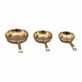 thumbnail image 3 of 3 Pieces Dollhouse Kitchen Cookware Set Cooking Dollhouse Decoration for Kitchen gold, 3 of 9
