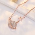 thumbnail image 3 of Guodhu Planet and Star Pendant Necklace Cute Women's Pendant Necklace Birthday Gifts for Women-rose gold, 3 of 6