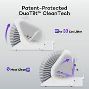 Popur X5 Self-Cleaning Cat Litter Box, Auto Kitty Litter Scoop Robot, 30-Day Capacity, Upgraded