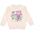 thumbnail image 2 of Inktastic My Yaya Loves Me Cute Dragonfly Toddler Sweatshirt, 2 of 4