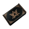 thumbnail image 3 of Caja de Tarot de Madera Porta Cartas Coleccionable Pequeño Regalo Decorativo Rectangular Juego Estrellas Luna, 3 of 9