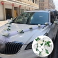 thumbnail image 3 of Juego de decoración de rosas con flores delanteras para coche de boda, suministros de adorno DIY para eventos de fiestas de coches de boda, accesorios para fotos florales de rosas artificial, 3 of 5