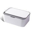 thumbnail image 3 of Caja de almacenamiento de tejidos Reutilizable con tapa de gran capacidad Toalla a prueba de polvo Organizador del dispensador Hogar para coches de sala de estar gris kenally HA012032-02B, 3 of 7