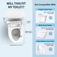 thumbnail image 3 of Atzeste Bidet Toilet Seat, Non-Electric Dual Nozzles Bidet Attachment, Adjustable Water Pressure Water Sprayer, Rear & Feminine Wash, Quiet-Close, Brass Inlet, Fit Elongated Toilet Seat, 3 of 11