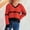 Red, variant on absuyy Cable Knit Sweaters for Women Vintage Fall Winter Sweaters V-Neck Warm Long Sleeve Tops
