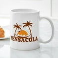 thumbnail image 5 of CafePress - Pensacola Beach Palm Trees Design. Mug - 11 oz Ceramic Mug - Novelty Coffee Tea Cup, 5 of 6