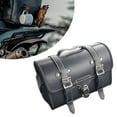 thumbnail image 1 of Bolsas de cola de motocicleta genérica bolsas de cola universales fáciles de instalar accesorio de conducción bolsita de viaje de viaje vintage Negro, 1 of 8
