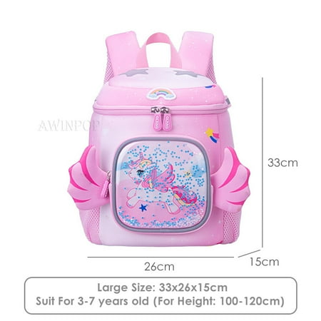 

Girls School Backpacks Pink Unicorn Schoolbag For Kindergarten Children Kids School Bags Students Pack Mochilas Kawaii Bolsa