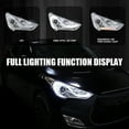 thumbnail image 3 of Spec-D Tuning LED Chrome Projector Headlights W/ Sequential LED Signal Lights Compatible with 2012-2017 Hyundai Veloster, Left + Right Pair Headlamps Assembly, 3 of 7