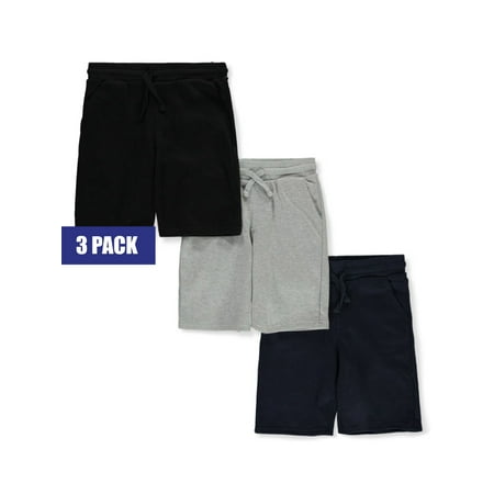 Cookie's Boys' 3-Pack Pull-On French Terry Shorts Color: black Size: 8