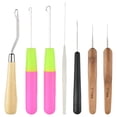 thumbnail image 1 of Ruiboury Dreadlocks Crochet Hooks Hair Weaving Tool Hair Braid Making Carpet for Style A 1Set, 1 of 6