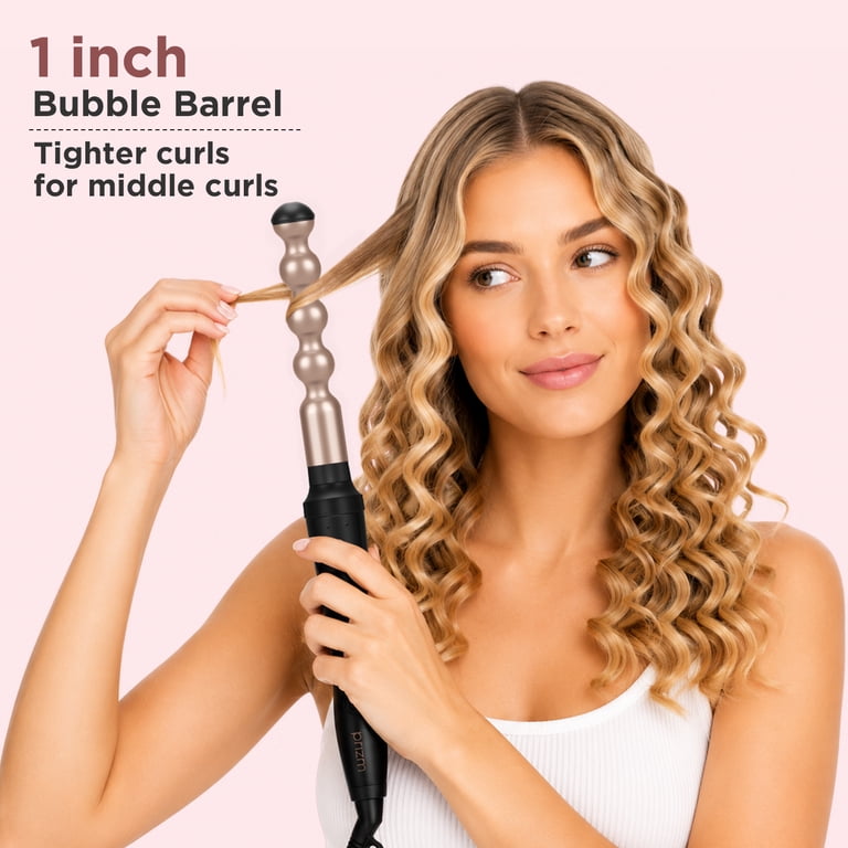 Prizm 3-in-1 Interchangeable Barrel Curling Wand Set photo 4