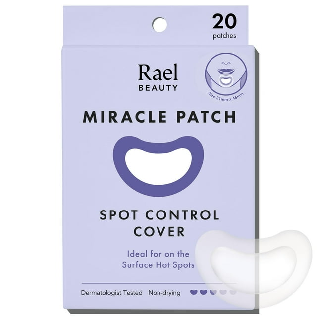 Pimple Patches, hidrocoloide Rael Miracle Spot Control, 20 unidades