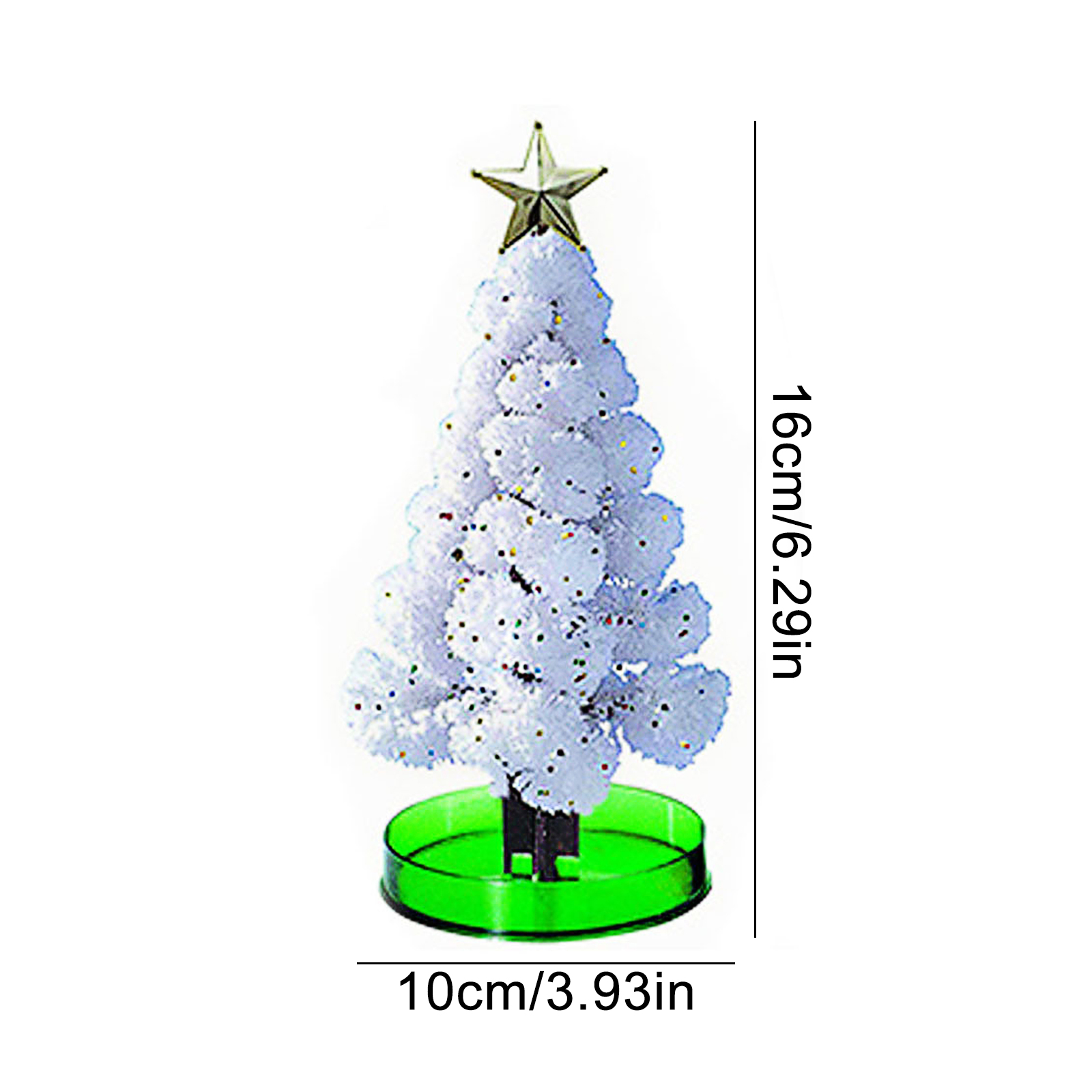 Magic Growing Crystal Christmas Tree, Kids DIY Magic Growing Xmas Ornaments/Wall  Hanging Gifts for Kids Funny Educational and Party Toys 