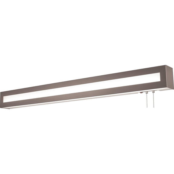 AFX Hayes 3-feet Oil-Rubbed Bronze LED Overbed Fixture, White Acrylic Shade