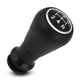 thumbnail image 1 of Cabezal de pomo de cambio de marchas BuyWeek 5 velocidades para Peugeot 106 107 205 206 207 405 Citroen C1 C3 C4 Negro Plata 95 x 50 mm, 1 of 9