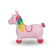 thumbnail image 4 of BounceZiez Inflatable Pink Unicorn Animal Hopper Ball Toy for Children Ages 3+By Waloo Products, 4 of 4