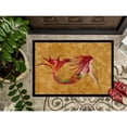 thumbnail image 3 of Carolines Treasures 8727JMAT Ginger Red Headed Mermaid on Gold Door Mat Indoor Rug or Outdoor Welcome Mat 24x36 Doormat, 3 of 4