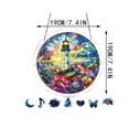 thumbnail image 5 of Acrylic Sun Catcher, Stained Glass Lighthouse Puzzle, Uniquely Shaped Puzzle, Perfect Birthday Gift, Wall Art Room Decor (7.4In), 5 of 5