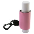 thumbnail image 4 of Twenty Five Clip-On Neoprene Pink Sleeve Lip Balm Holsters LIPSTICK HOLDER Key Chain, 4 of 7