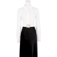 thumbnail image 5 of INSPIRE CHIC Women's Rhinestone Buckle Belts, Decorative Elegant Faux Leather Waistband Belt for Jeans Pants Dresses 41.3x1.1" White, 5 of 6