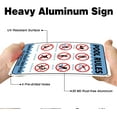 thumbnail image 7 of Pool Rules Swim at Your Own Risk No Exceptions Sign 8x12inches 35 Mil Aluminum Warning Sign UV Protected and Waterproof, 7 of 7