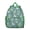 Green-120, variant on Boho Antique-Look Student Backpack – Vintage Floral and Tribal Print, Water-Repellent Lightweight School Bag