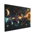 thumbnail image 3 of 12x16 inch Solar System Cosmic Planet Canvas Painting Poster Prints,Home Room Decor Bedroom Accessory,Indoor Study,Campus Corridors,Man Cave,Bar Wall Decor Paintings Canvas,For Cafes,Bar,Gym, 3 of 6