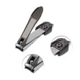 thumbnail image 3 of Unique Bargains Lightweight Nail Clipper 1 Pc Titanium Tone 2.99"x0.75", 3 of 6