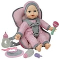 thumbnail image 3 of The new York Doll Collection Doll Travel Playset with 12 Inch Soft Body Doll, 3 of 8