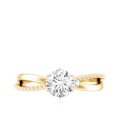 thumbnail image 4 of Rosec Jewels Certified Lab Diamond 6mm Round Engagement Ring, EF-VS Quality - With Jewelry Box, 14K Yellow Gold, US 4.50, 4 of 8