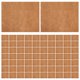 thumbnail image 1 of WEUVEB 50Ud Alfombrillas Para De Tejido No Tejido Protección Universal Auto Marrón, 1 of 6