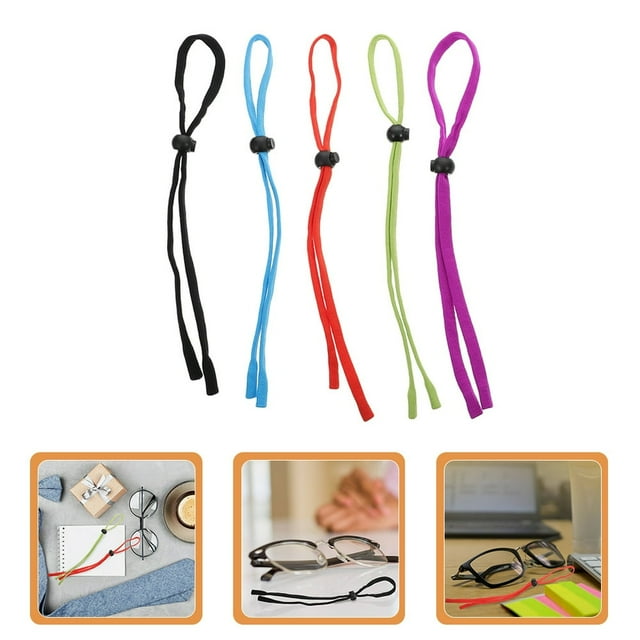 LEEYNEER Chaînes de Lunettes de Soleil Lot de 5 pour Rassemblement Quotidien à la Mode