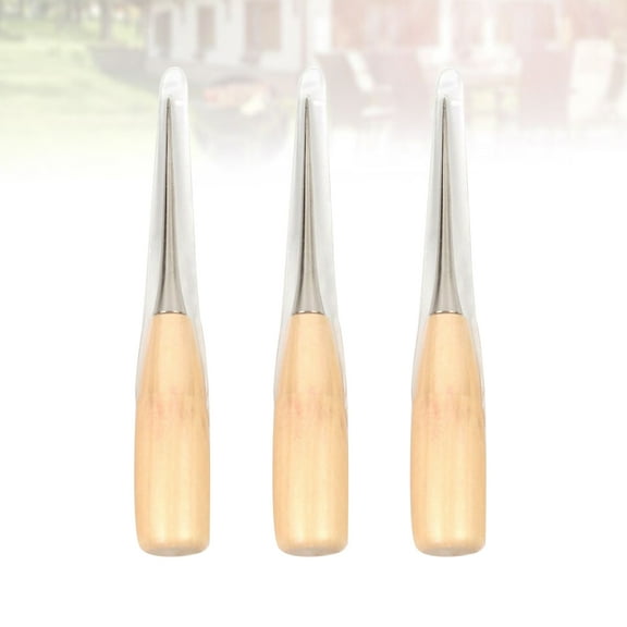 SOPOTUTU Sewing Craft Tool Kits Sewing Awl Khaki 3Pcs Custom Work