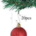 thumbnail image 3 of 24 bolas de Navidad de 3/6 cm para árbol de Navidad, adornos para árbol de Navidad, colgantes para árbol de Navidad, decoración para fiesta en el hogar, regalo de Año Nuevo, 3 of 5