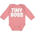 thumbnail image 3 of Inktastic Tiny Boss Boys or Girls Long Sleeve Baby Bodysuit, 3 of 5