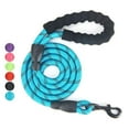 thumbnail image 1 of Dog Leash with Comfortable Padded Handle and Highly Reflective Threads Dog Leashes for Medium and Large Dogs -Blue, 1 of 7
