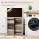 thumbnail image 2 of Cesto de ropa sucia doble con tapa y asa, cesto de ropa sucia de 2 secciones con bolsa extraíble, cestos de ropa sucia plegables para lavandería, dormitorio, dormitorio universitario, 2 of 7