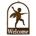thumbnail image 2 of Letrero de Bienvenida Zulema de Hierro Colgante Decorativo para Puerta, 2 of 8