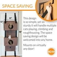 thumbnail image 3 of K&H Pet Products Hangin' Feline Funhouse Cat Furniture Tan Small 70 X 22 X 12 Inches, 3 of 8