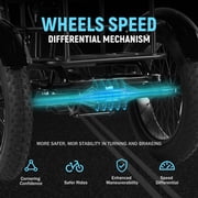 Qlife Triker Plus Electric Bike, Over 750W Brushless Motor Electric Tricycle for Adults, 48V 13Ah, Max 20MPH Up to 65 Miles，20x4.0 Fat Tire E-Bike（white）