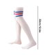 thumbnail image 4 of Altos calcetines JK sobre rodilla Sin resbalón Estilo preppy Manguera caliente Medias de muslo alto para ropa diaria Partido Halloween Cosplay Blue Red Ray Inevent AP008232-19B, 4 of 6