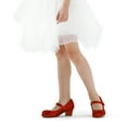 thumbnail image 5 of Kushyshoo Red Girls Dress Shoes Mary Jane 1.5in Low Heel Wedding Party Princess 12M, 5 of 7