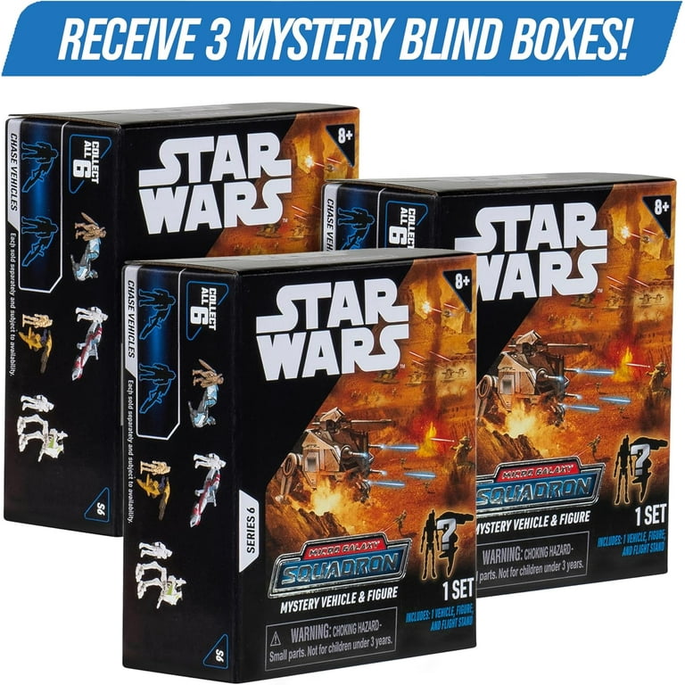 Star Wars Micro Galaxy Squadron Scout Class Blind Box 3-Pack Plush