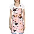 thumbnail image 4 of Anti-Fouling Belt Pocket Elasticated Apron - Non-Slippery Non-Fading Non-Shrinking Non-Crinkly Water-Repellent Cute Little Cow, 4 of 8