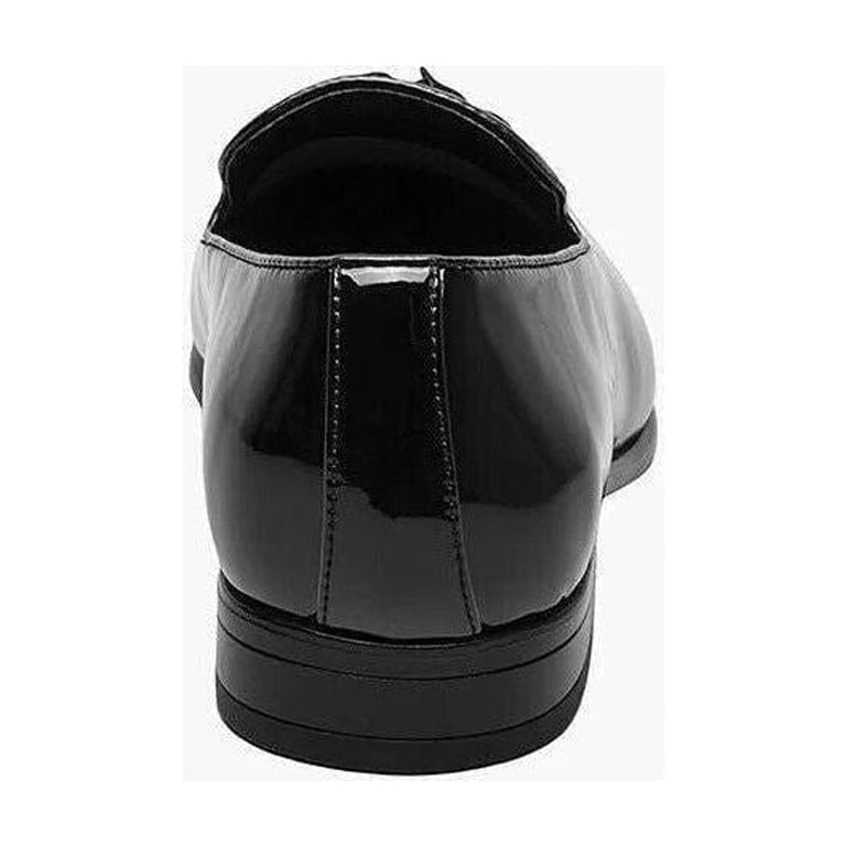 Stacy Adams Phoenix Tassel Slip On Tuxido Shoes Black Patent  display picture 1