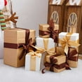 thumbnail image 4 of TERGAYEE Christmas Decorations Gift Boxes, Gift Boxes Under the Christmas Tree Scene Decoration Props New Year Window Decorations Dtacked Head, 4 of 6