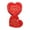 Style:115 red, variant on Pack Of 100 Heart/Round Shaped Paper Labels for Candy Bags Hanging Ornament Valentine's Day Gift Wrapping Accessories